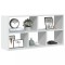 vidaXL Raft de perete, alb, 100x25x50 cm, lemn prelucrat 853272
