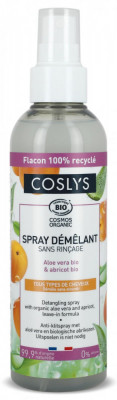 Spray styling BIO descalcire fara clatire, pentru toata familia, cu aloe vera si caise Coslys foto