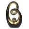 Ornament decorativ, Abstract Love, Negru, 29 cm, 1178H