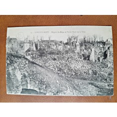 Carte postala, Longwy-Haut, Hopital de Siege et Partie Nord de la Ville, 1925
