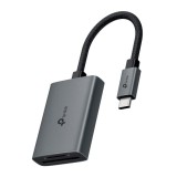 USB Type-A to SDTF 3.0 Adapter SPEC: 1 A USB-A Connector 1 A SD + 1 A TF up to 104MBps support SanDisk UHS-, 200MBps Port FEATURE: Plug and Play, Fast