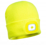 Caciula tricotata de iarna cu led frontal - BEANIE Led neon - B029