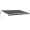 Copertina retractabila automata, antracit, 4x3 m
