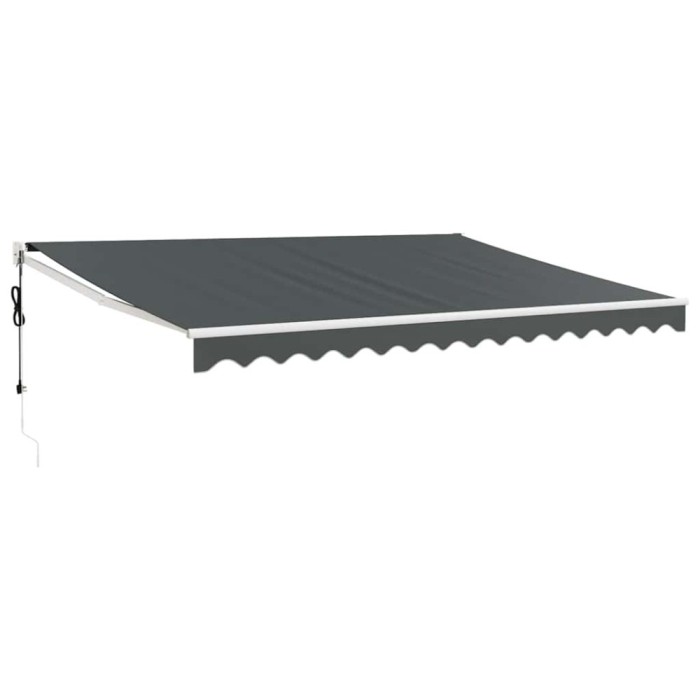 Copertina retractabila automata, antracit, 4x3 m