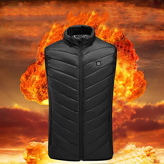 Vesta unisex cu incalzire, 3 nivele temperatura, USB incorporat XXXL |  Okazii.ro