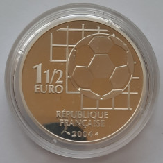 Moneda de argint - 1 1/2 Euro, "Fifa" Franta 2004 - A 3339
