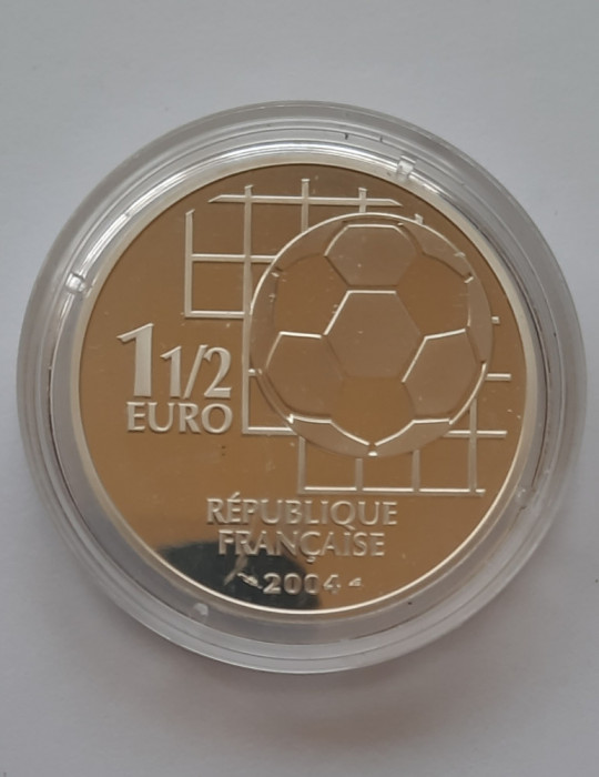 Moneda de argint - 1 1/2 Euro, &quot;Fifa&quot; Franta 2004 - A 3339