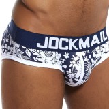 Sexy Chiloti Jockstrap Barbati JockMail Push Up Suspensor Boxeri Bumbac, XXL, Bleumarin