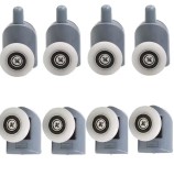 Set role cabina dus HL-620ZC, 4 superioare cu surub de reglaj, 4 inferioare cu buton