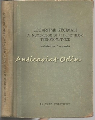Logaritmii Zecimali Ai Numerelor Si Ai Functiilor Trigonometrice
