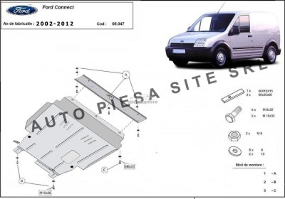 Scut metalic motor Ford Transit Connect fabricat in perioada 2002-2012 APS-08,047 foto