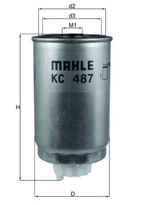 MAHLE KC 487 filtru combustibil