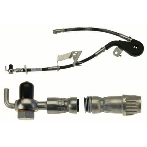 Furtun frana Citroen C5 3 (Rd) 02.08-05.17, C6 (Td) 09.05-12.12; Peugeot 407 (6d) 02.04-12.11, Fata, Dreapta, TRW