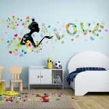 Sticker decorativ, love 160 cm, 65STK