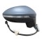 Oglinda usa exterioara VW Touran (5t), 05.2015-, partea Dreapta, reglare electrica; grunduit; incalzit; sticla convexa; geam cromat; 6 pini; cu Lucas