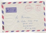 bnk fil Belgia - plic circulat spre Romania 1964 - francatura mecanica