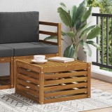 vidaXL Masă de exterior Lemn Solid de Acacia natural 59 x 59 x 37 cm 900483