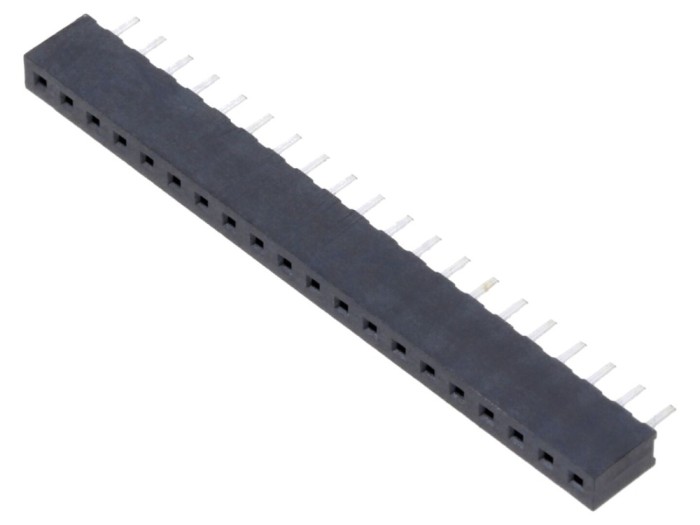 Conector mamă 2mm 20 pini drept