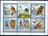 Ins. COMORE 2009, Fauna - Pasari, MNH,, Nestampilat