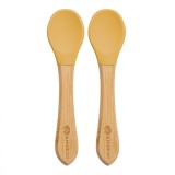 Set lingurite din bambus, 6 luni+, Honey, Appekids