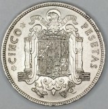 SPANIA 5 PESETAS 1949 {49} KM 778 [6]
