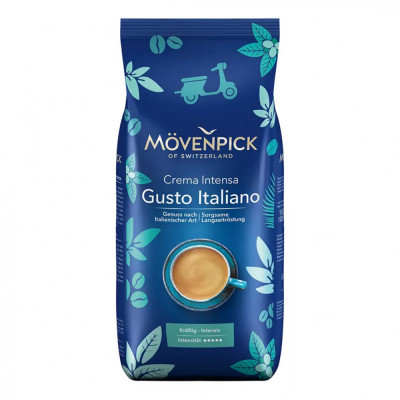 Cafea Movenpick Caf&amp;eacute; Crema - Gusto Italiano, 1000 Gr./pachet - Boabe foto