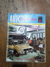 Revista Autoturism nr. 10 / 1972 , coperta Dacia / CSP foto