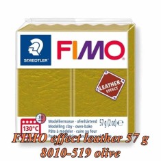 FIMO Effect 57g Verde oliv deschis Leather