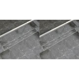 Rigolă liniară duș, 2 buc., 930 x 140 mm, oțel inoxidabil
