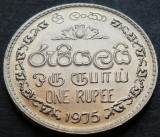 Cumpara ieftin Moneda exotica 1 RUPIE / RUPEE - SRI LANKA, anul 1975 * cod 3100, Asia