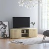Gossi dulap tv, stejar sonoma, 120 x 34 x 37 cm, lemn prelucrat