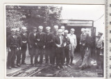 Bnk foto Mineri la intrarea in mina, Alb-Negru, Romania de la 1950