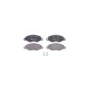 Placute frana FORD TRANSIT platou sasiu FM FN ATE 13046039922