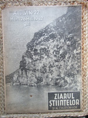 Ziarul Ştiinţelor şi al Călătoriilor nr.22/1942 foto