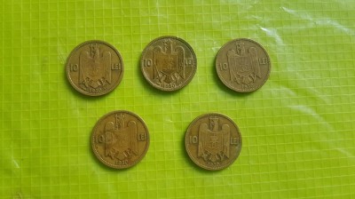 F471-Moneda 10 lei 1930 Carol 2 bronz circulata in stare buna. Pret pe bucata. EXISTA 3 bucati. foto