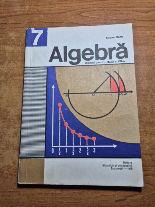 manual de algebra - pentru clasa a 7-a - din anul 1976