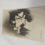 Carte postala Principesa Maria, Printesa Elisabeta si Printul Carol