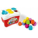 Set 16 elemente constructie, Clementoni, Multicolor