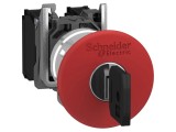 Comutator Siguranță 22mm 2 NC+NO Roșu Schneider Electric