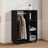 vidaXL Șifonier, negru, 80x40x110 cm, PAL 808514