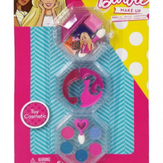 Trusa de Make-up rotunda, cu 3 niveluri, Barbie