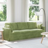 vidaXL Canapea Verde deschis 228 x 78 x 80 cm Catifea 42024443