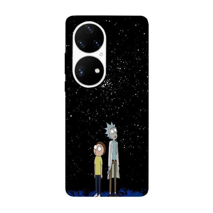 Husa compatibila cu Huawei P50 model New universe Rick and Morty, Silicon, TPU, Viceversa