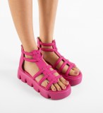 Cumpara ieftin Sandale dama Rabat Fuchsia
