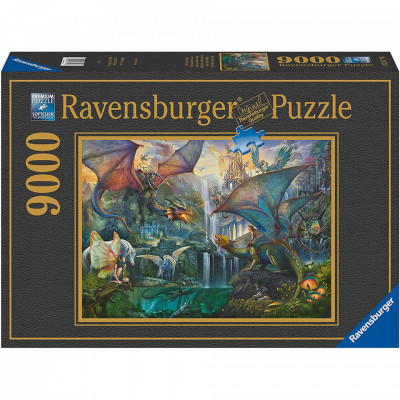 Puzzle Dragoni La Lupta, 9000 Piese foto