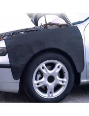 Husa de protectie pentru caroserie laterala Mega Drive, din piele ecologica, negru