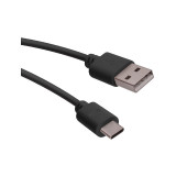 Cablu Date si Incarcare USB la USB Type-C OEM, 1A, 1 m, Negru