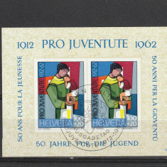 Pro Juventute 1962,50 de ani stampila speciala,Elvetia.