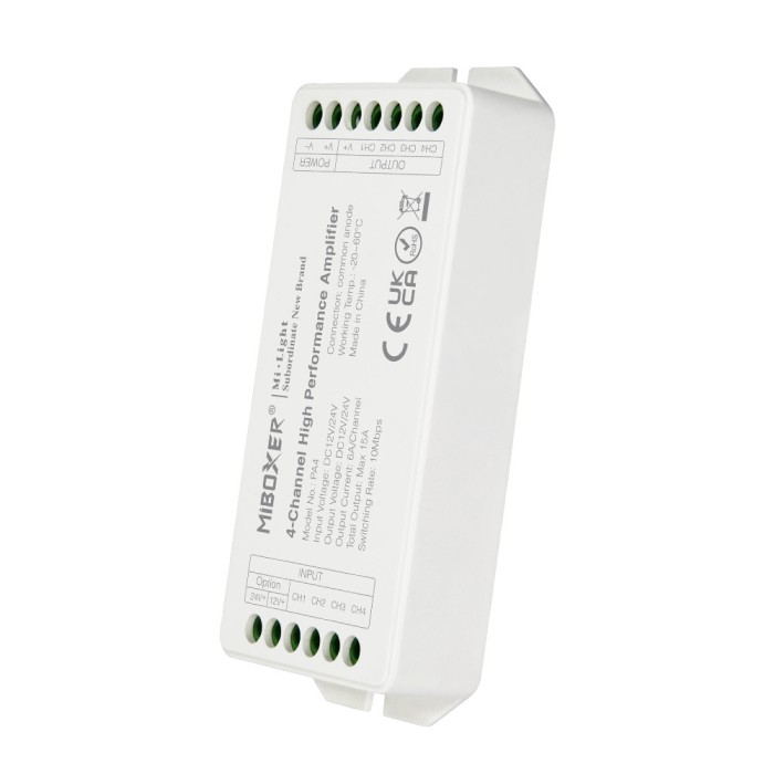 Mi-Light MiBoxer PA4 Group Control Amplificator de semnal LED 4 canale
