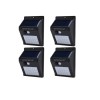 Set 4 lampi solare, FOXMAG24, 30 de LED, senzor de miscare, 0.55W